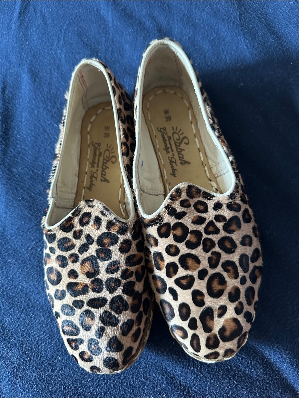Sabah Leopard Print Slip-On Flats